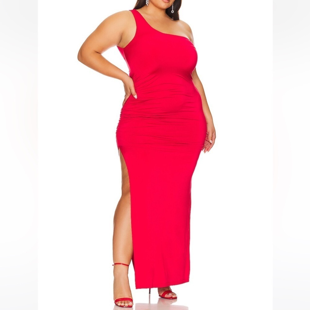 NWT Remi x Revolve Gigi One Shoulder Jersey Maxi Dress